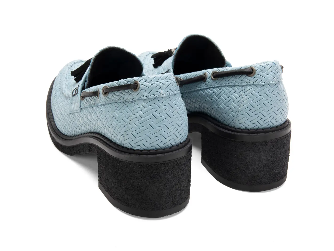 John Fluevog Rover Tassel Loafer Heels