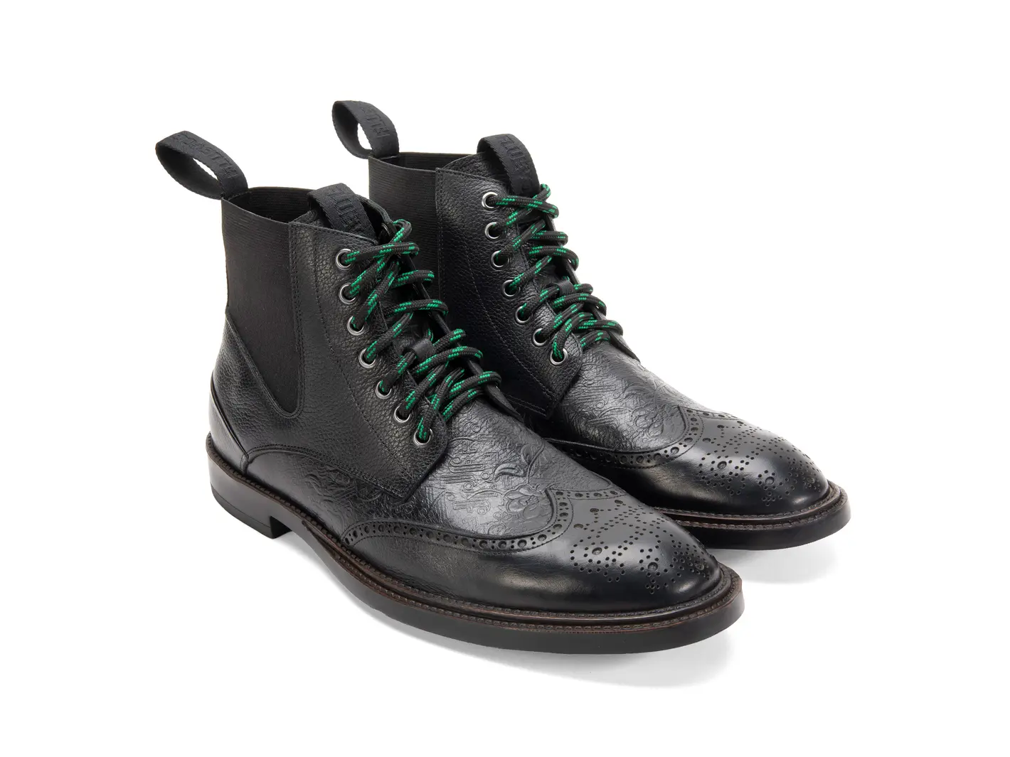 John Fluevog Sorter Bottillon Cambré à Lacets