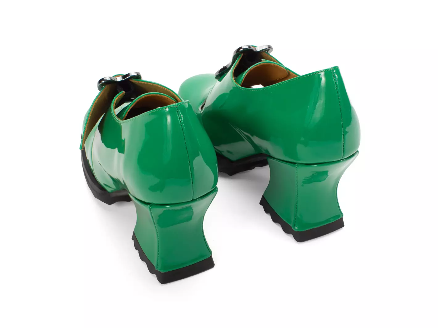 John Fluevog Sosta Talon Charles IX Avec Boucle