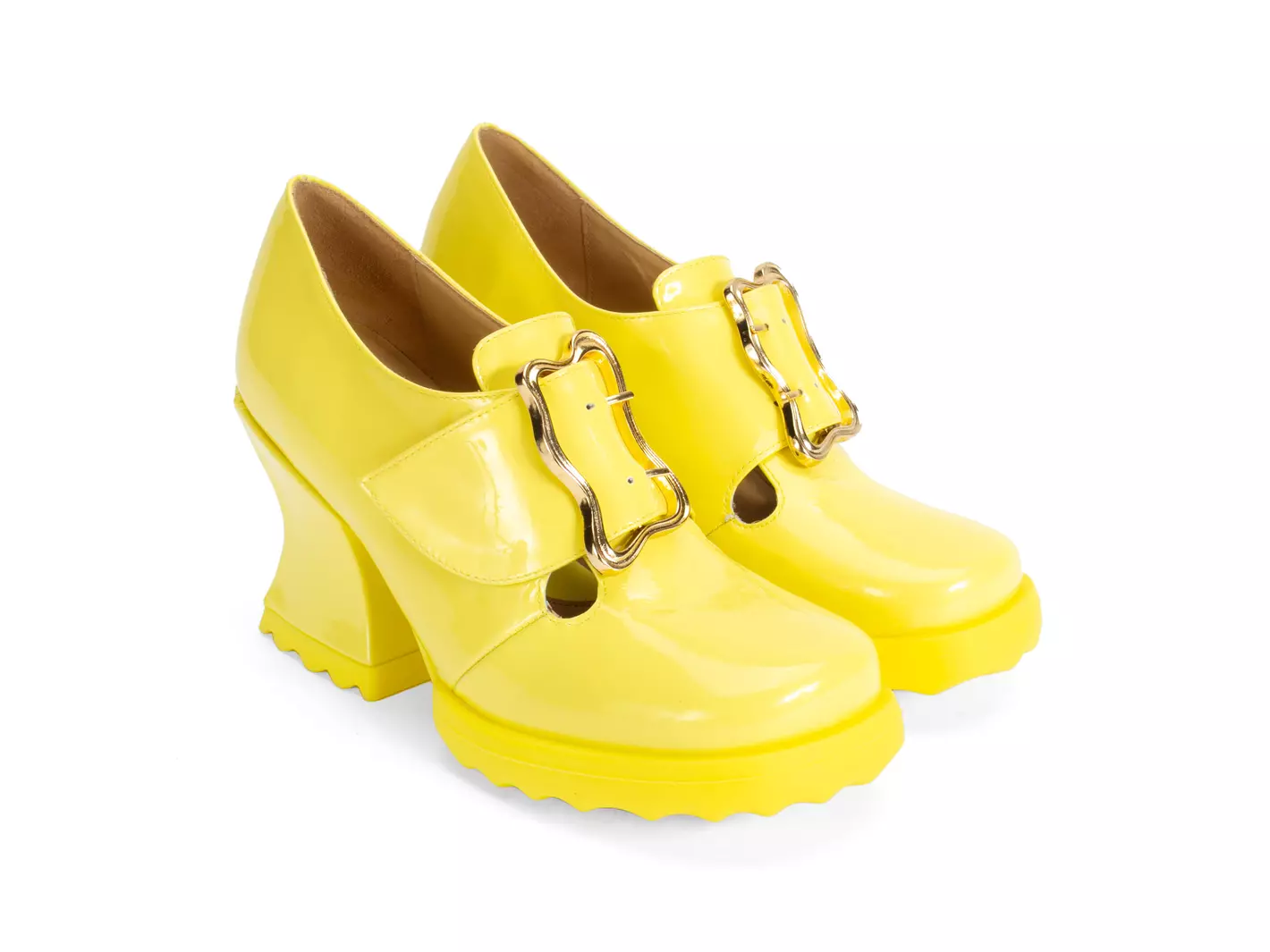 John Fluevog Sosta Talon Charles IX Avec Boucle