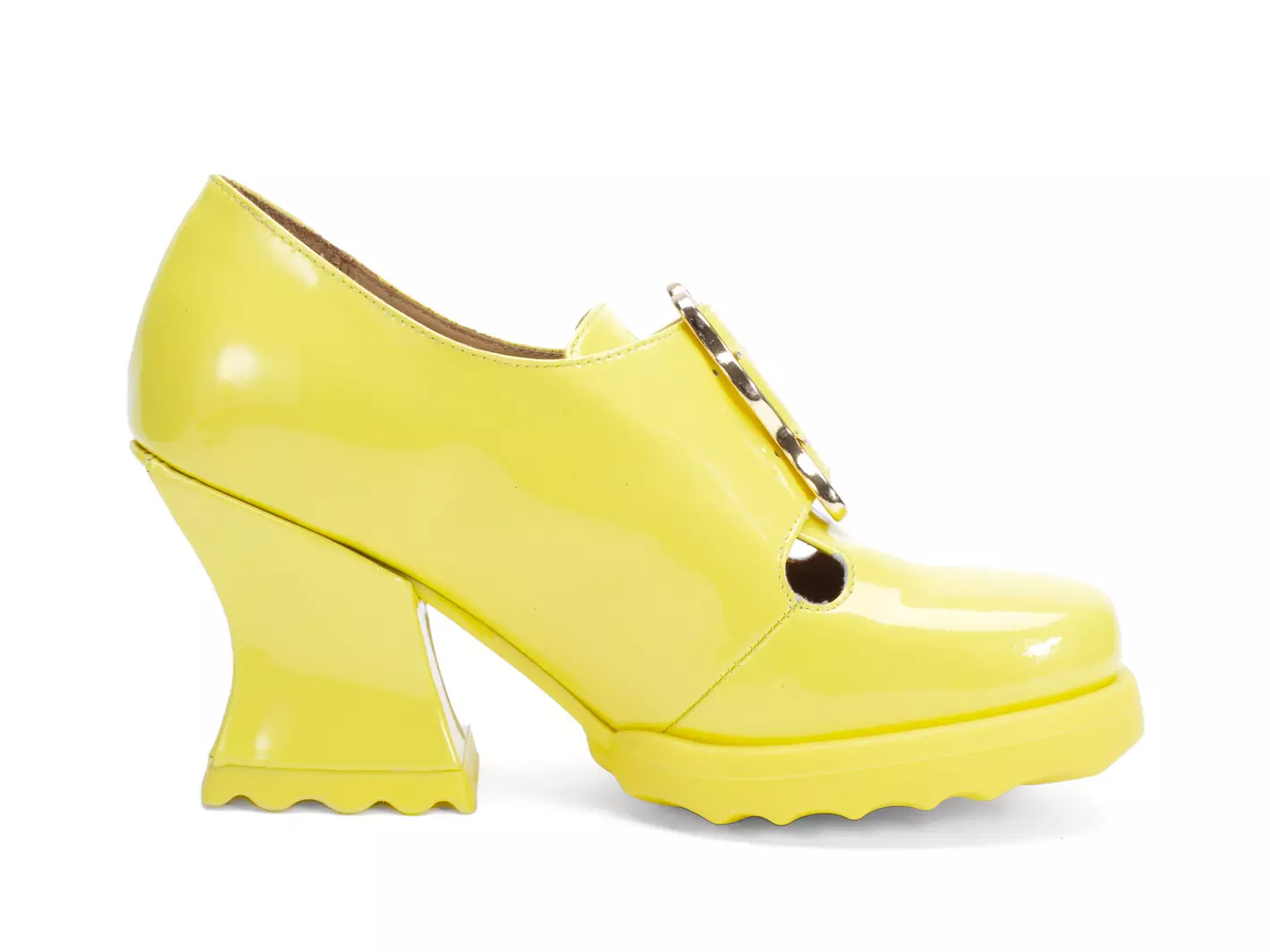 John Fluevog Sosta Talon Charles IX Avec Boucle