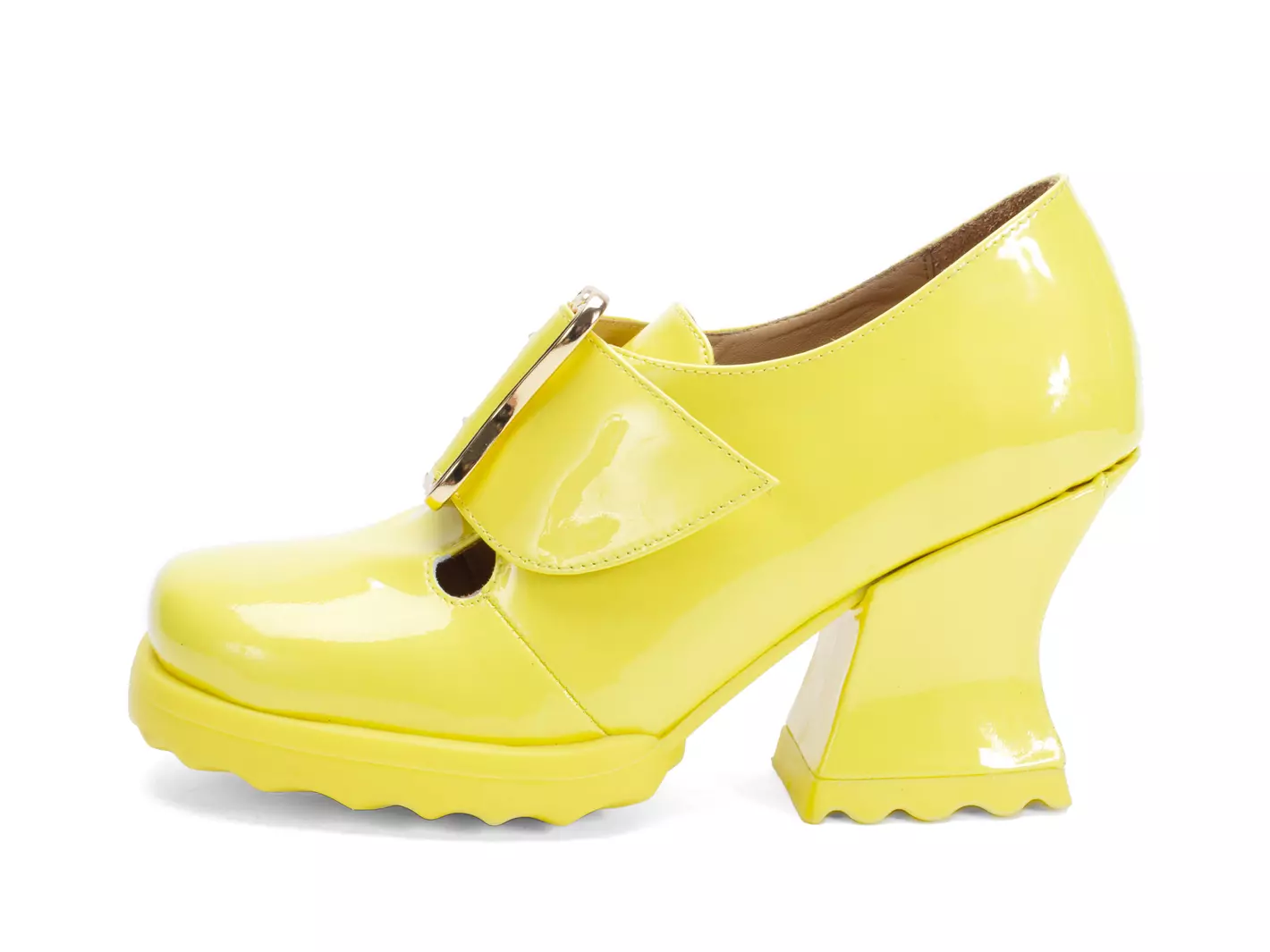 john fluevog Sosta Talon Charles IX avec boucle