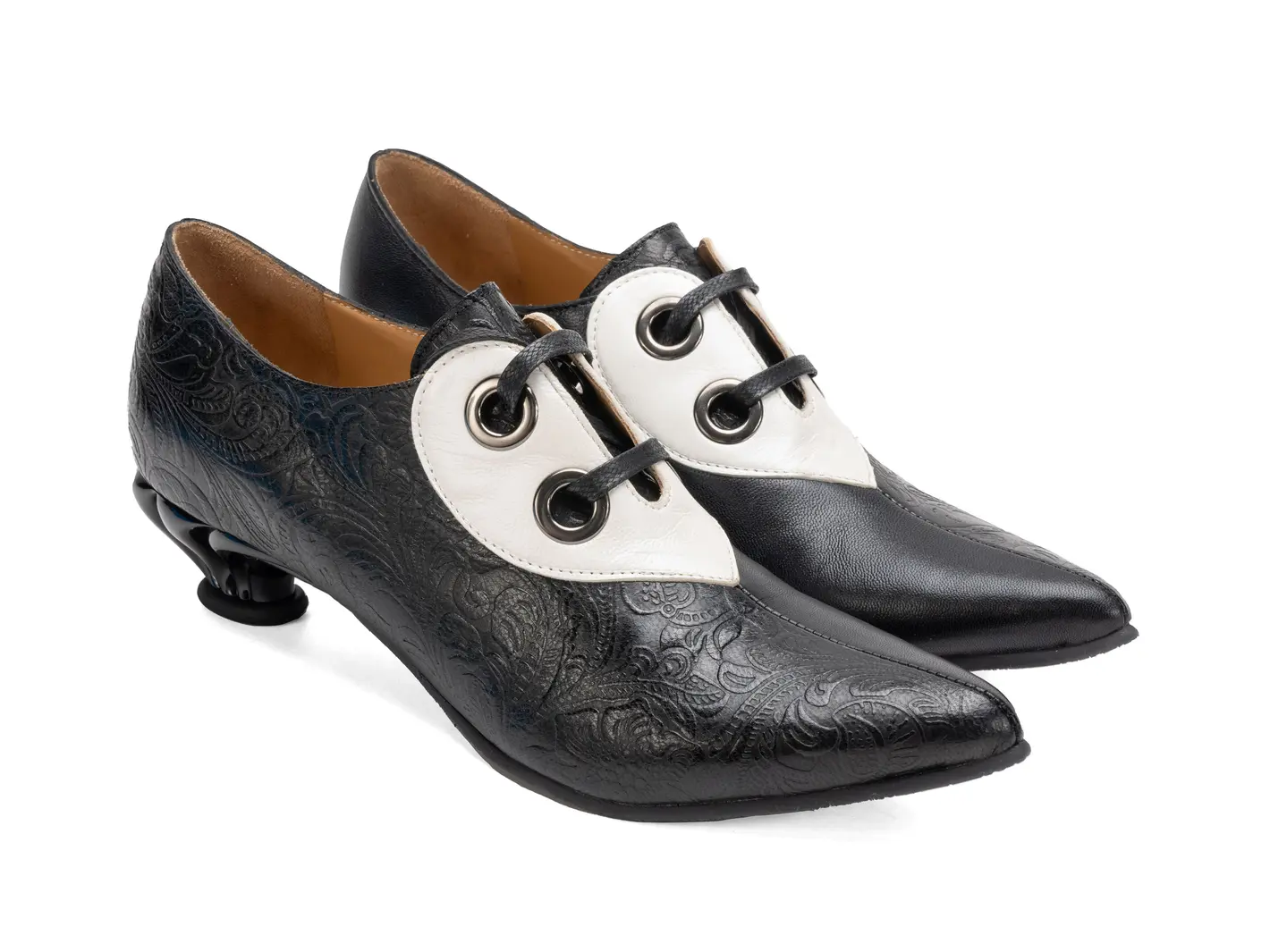 John Fluevog Stellaris Talon à Laçage élégant