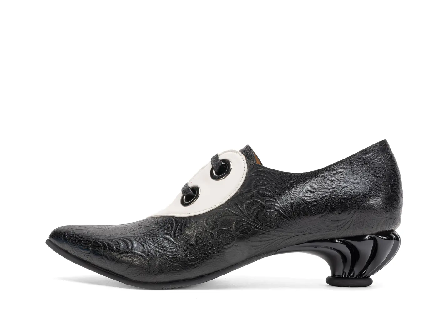 john fluevog Stellaris Talon à laçage élégant