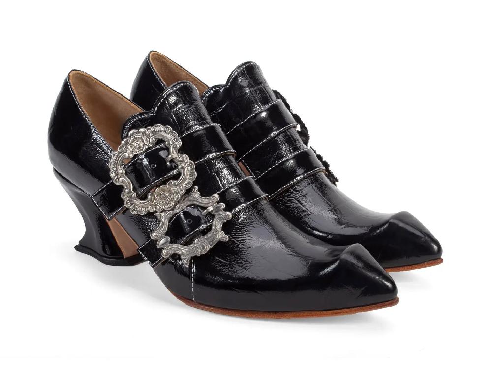 John Fluevog Strozzi Flâneur à Talon Avec Boucle