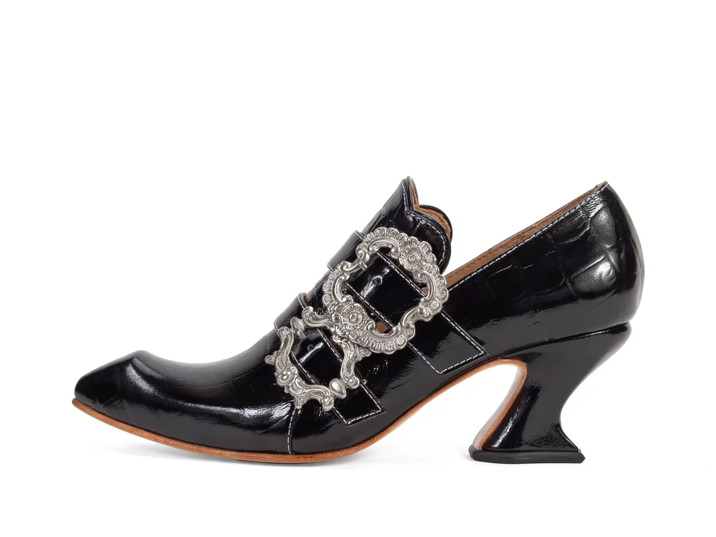 john fluevog Strozzi Flâneur à talon avec boucle