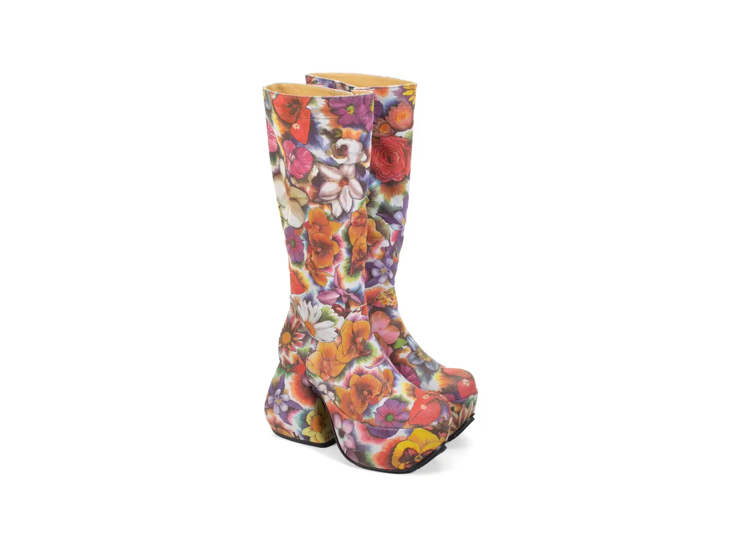 John Fluevog Strut Botte Haute à Talon Plateforme