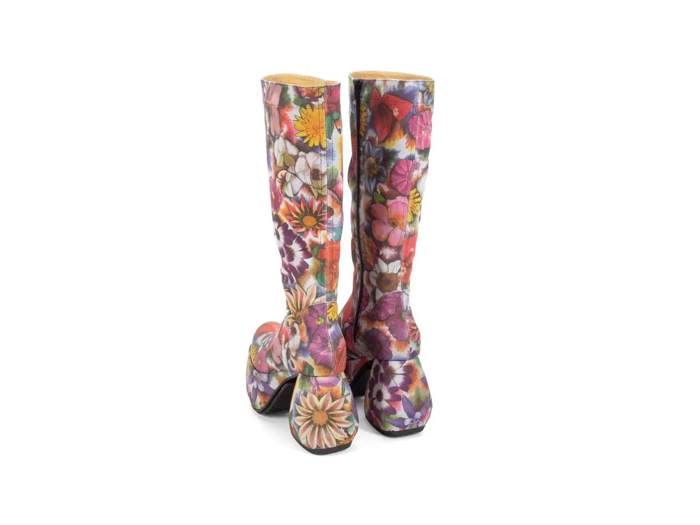 John Fluevog Strut Botte Haute à Talon Plateforme