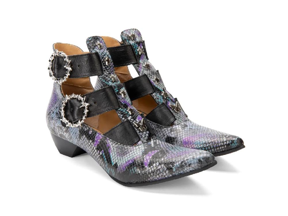 John Fluevog Tammi Rose Bottillon à Courroies