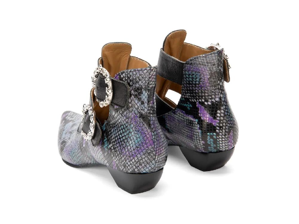 John Fluevog Tammi Rose Bottillon à Courroies