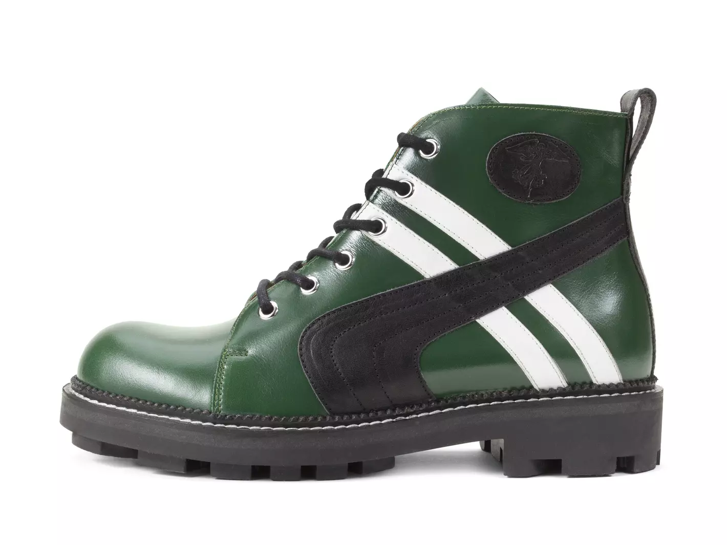 john fluevog Whitty Bottillon lacé rétro