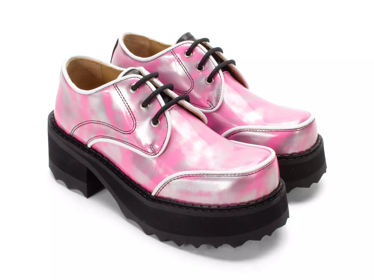 John Fluevog Yrsa Chaussure En Cuir à Plateforme