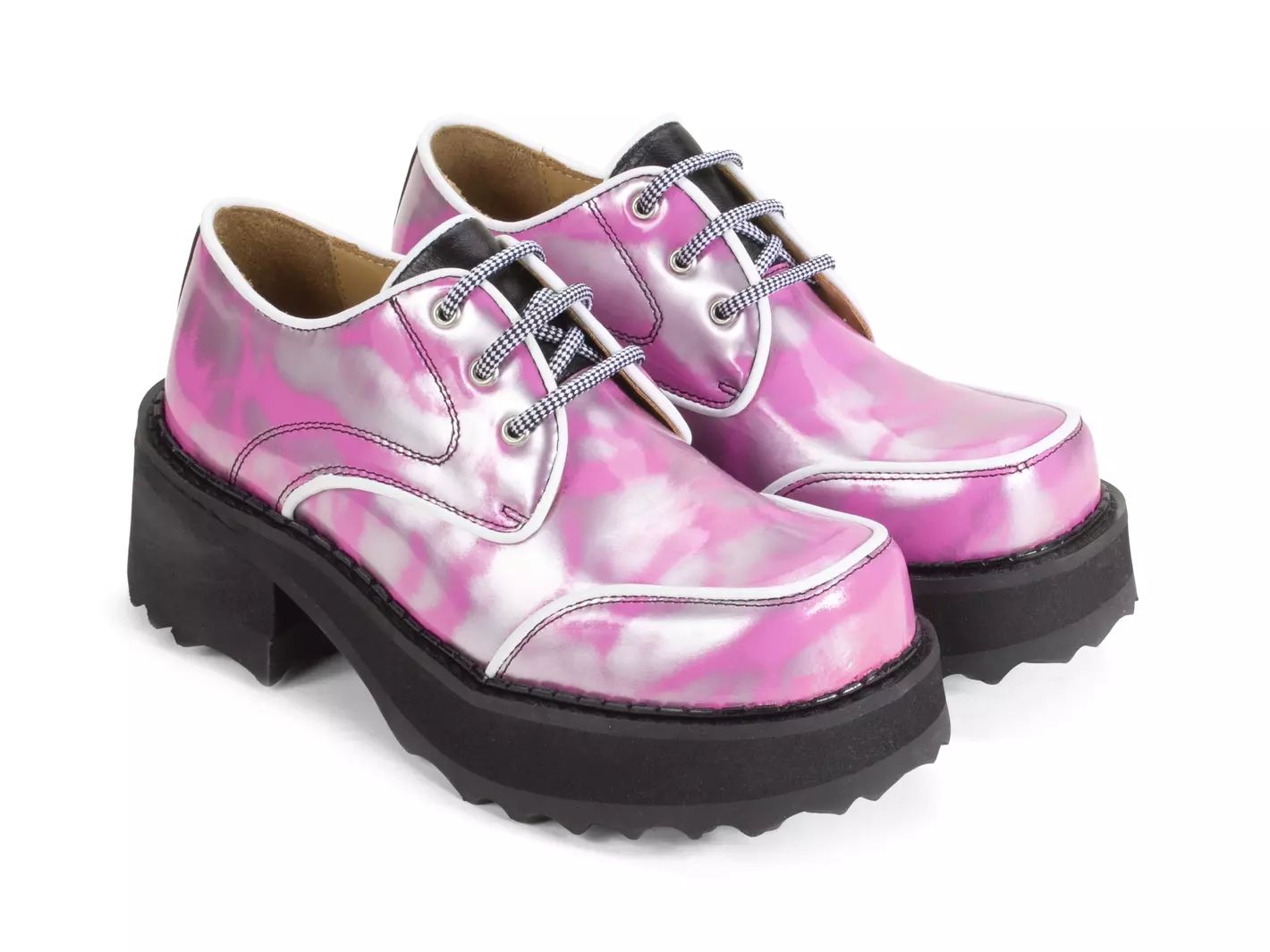 John Fluevog Yrsa Chaussure En Cuir à Plateforme