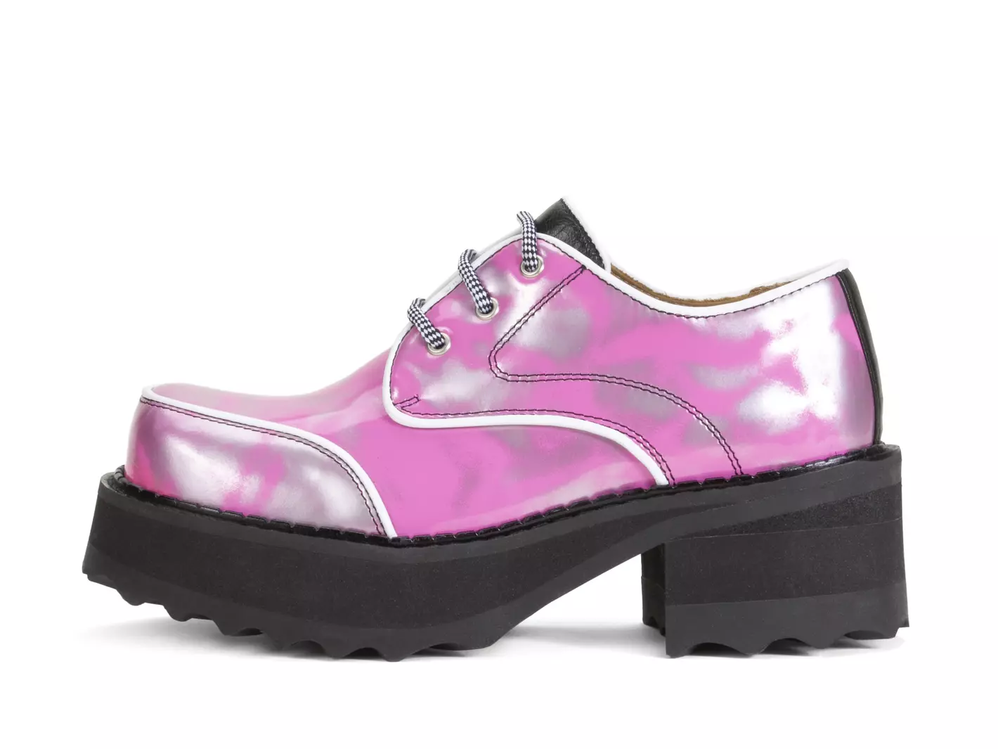 john fluevog Yrsa Chaussure en cuir à plateforme