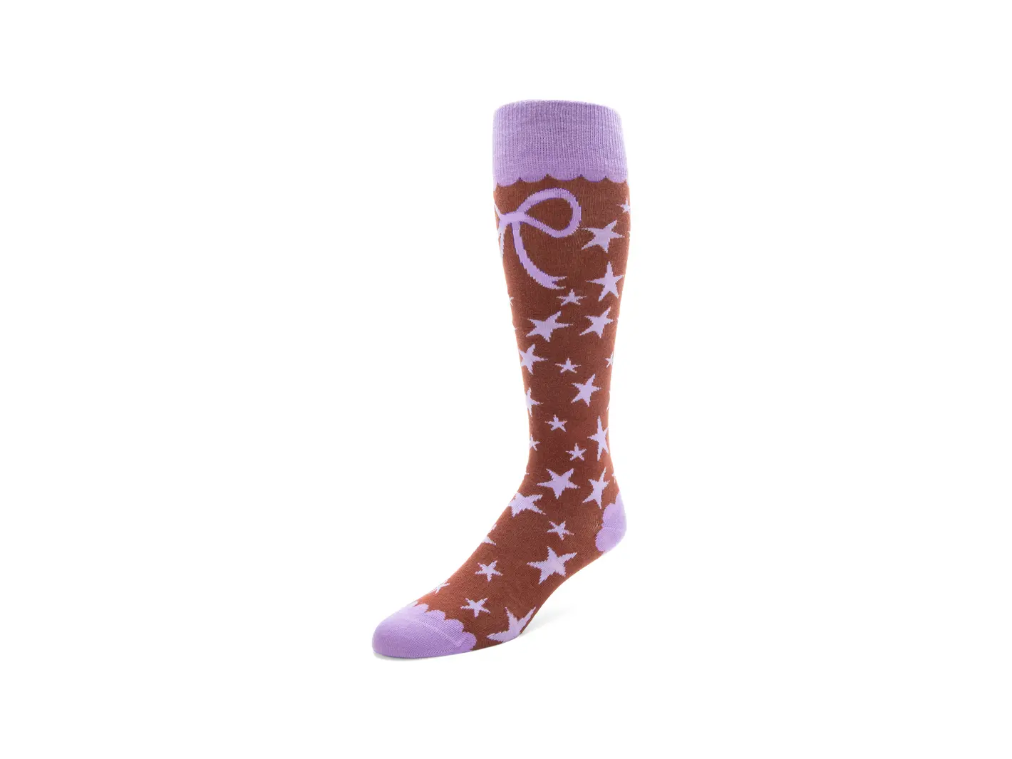 john fluevog Zeta Knee-High Socks With Bow Design