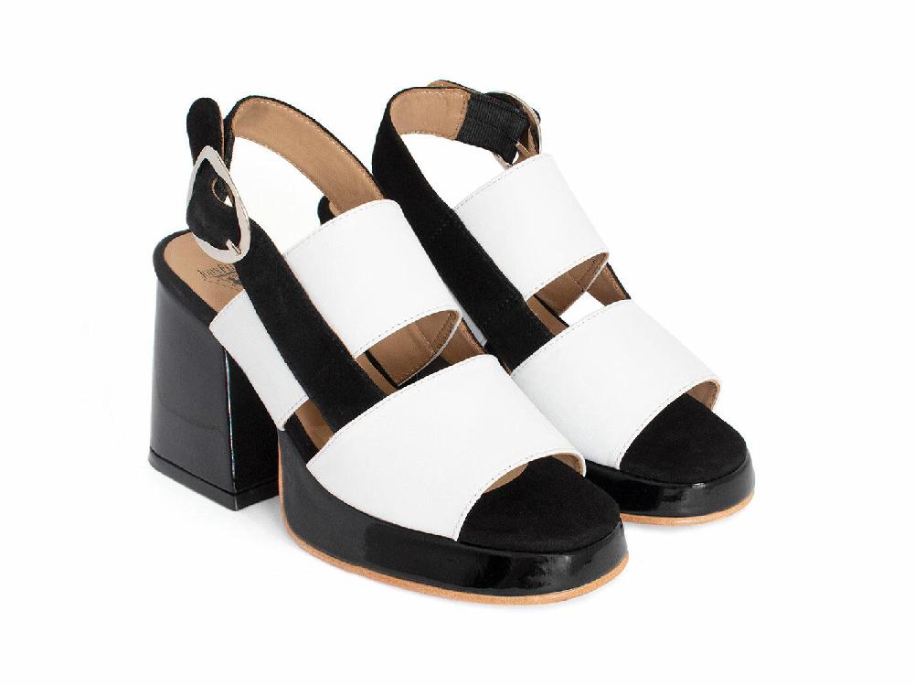 John Fluevog Kerry Sandale à Plateforme Avec Bride Arrière