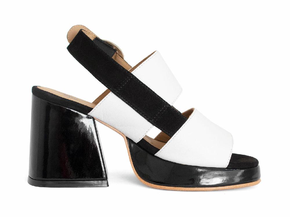 John Fluevog Kerry Sandale à Plateforme Avec Bride Arrière