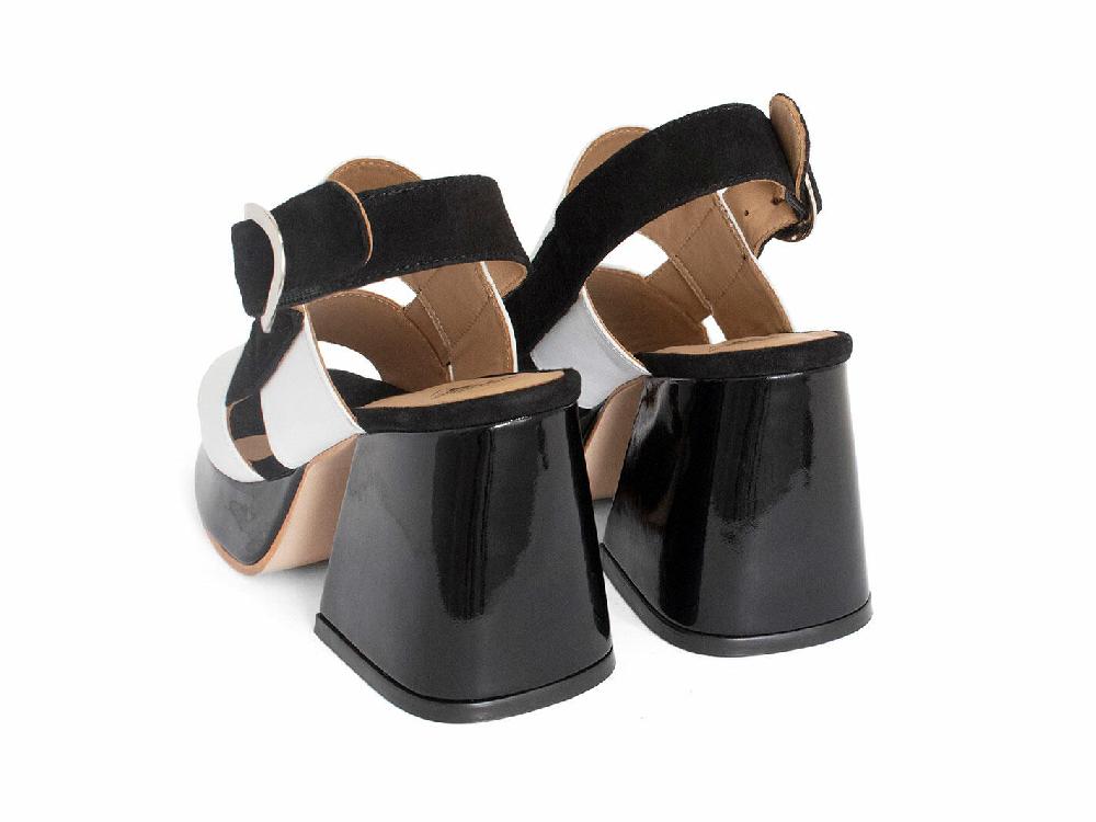 John Fluevog Kerry Sandale à Plateforme Avec Bride Arrière