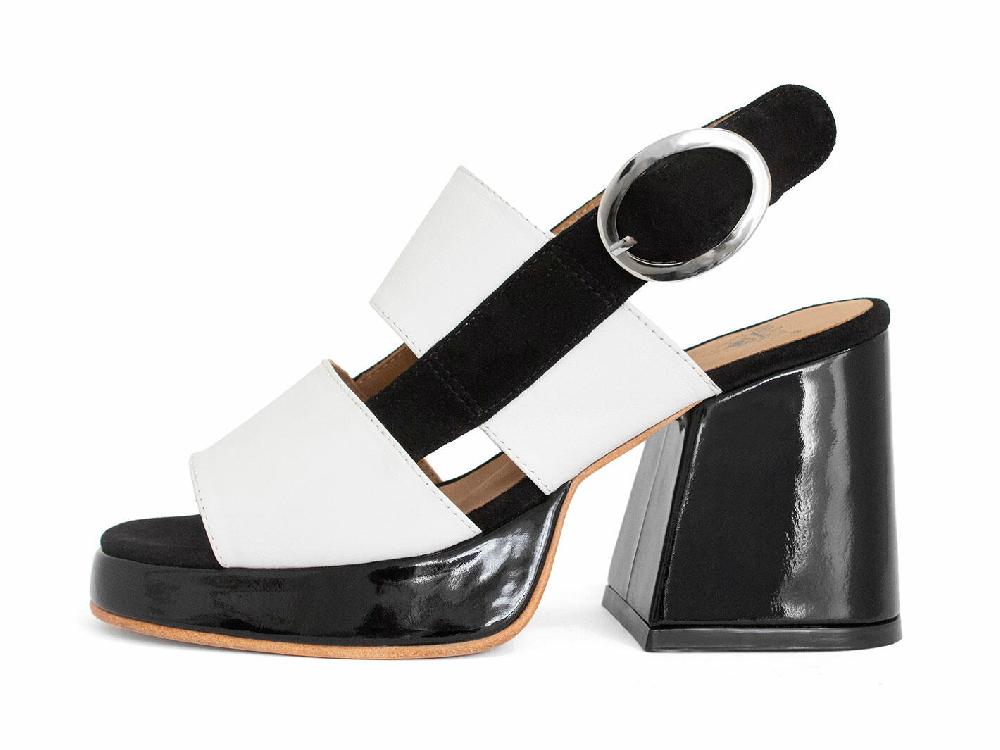 john fluevog Kerry Sandale à plateforme avec bride arrière