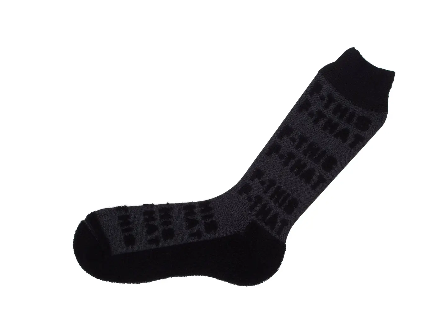 John Fluevog Leo Chaussette à Lettres Texturées En Relief