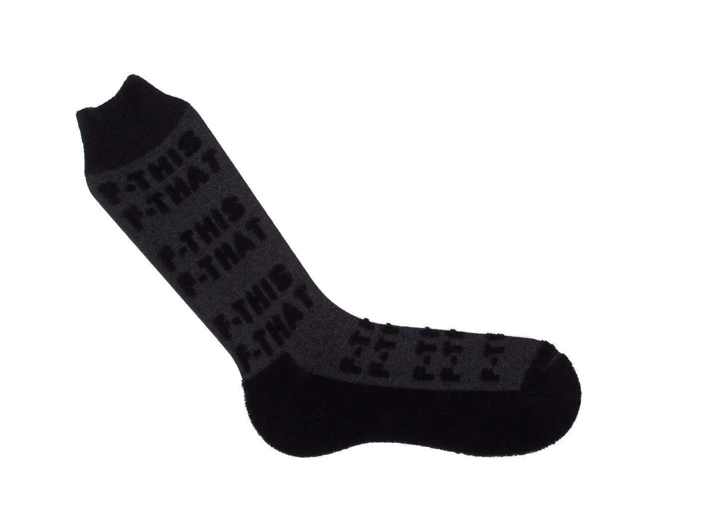 John Fluevog Leo Chaussette à Lettres Texturées En Relief