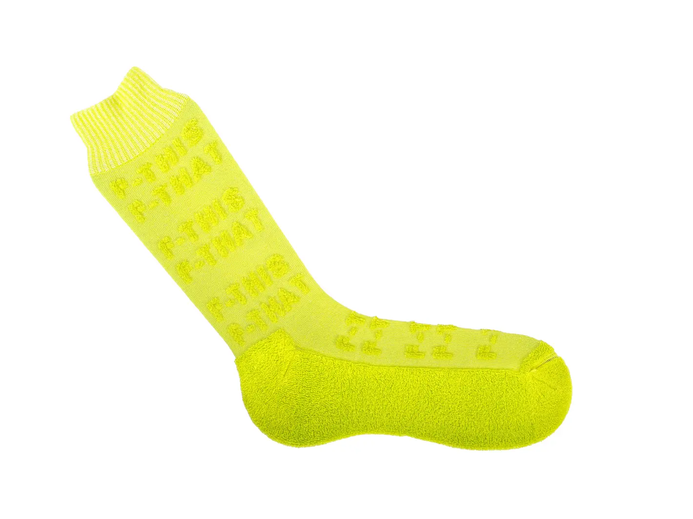 John Fluevog Leo Chaussette à Lettres Texturées En Relief