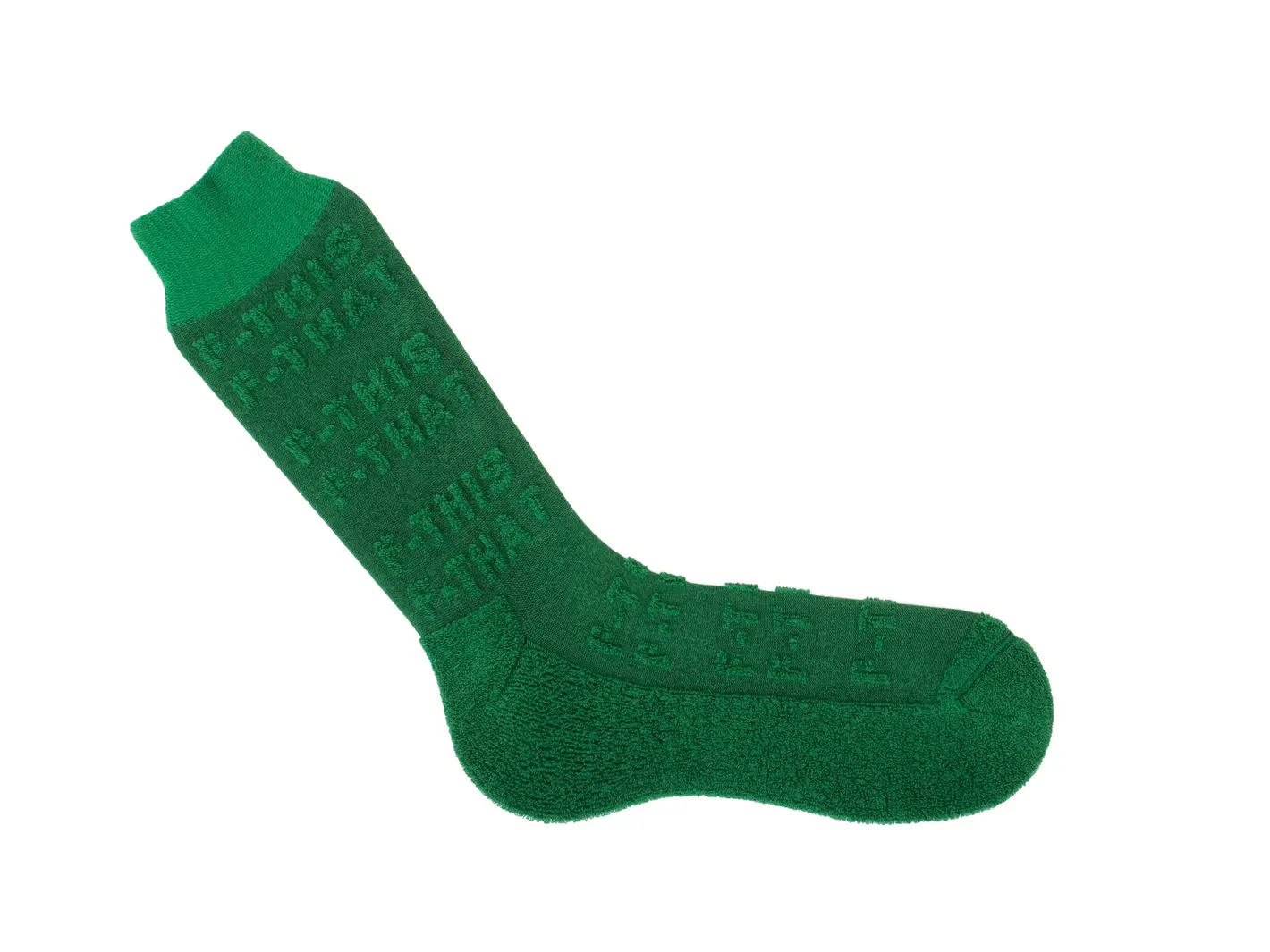 John Fluevog Leo Chaussette à Lettres Texturées En Relief