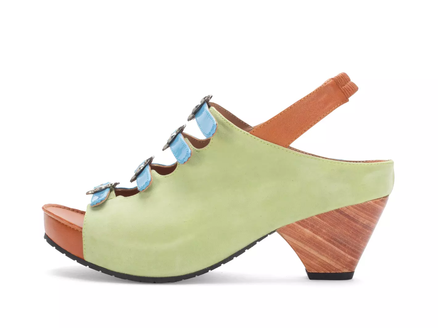 john fluevog Lexi Chaussure à bride arrière multiboucles