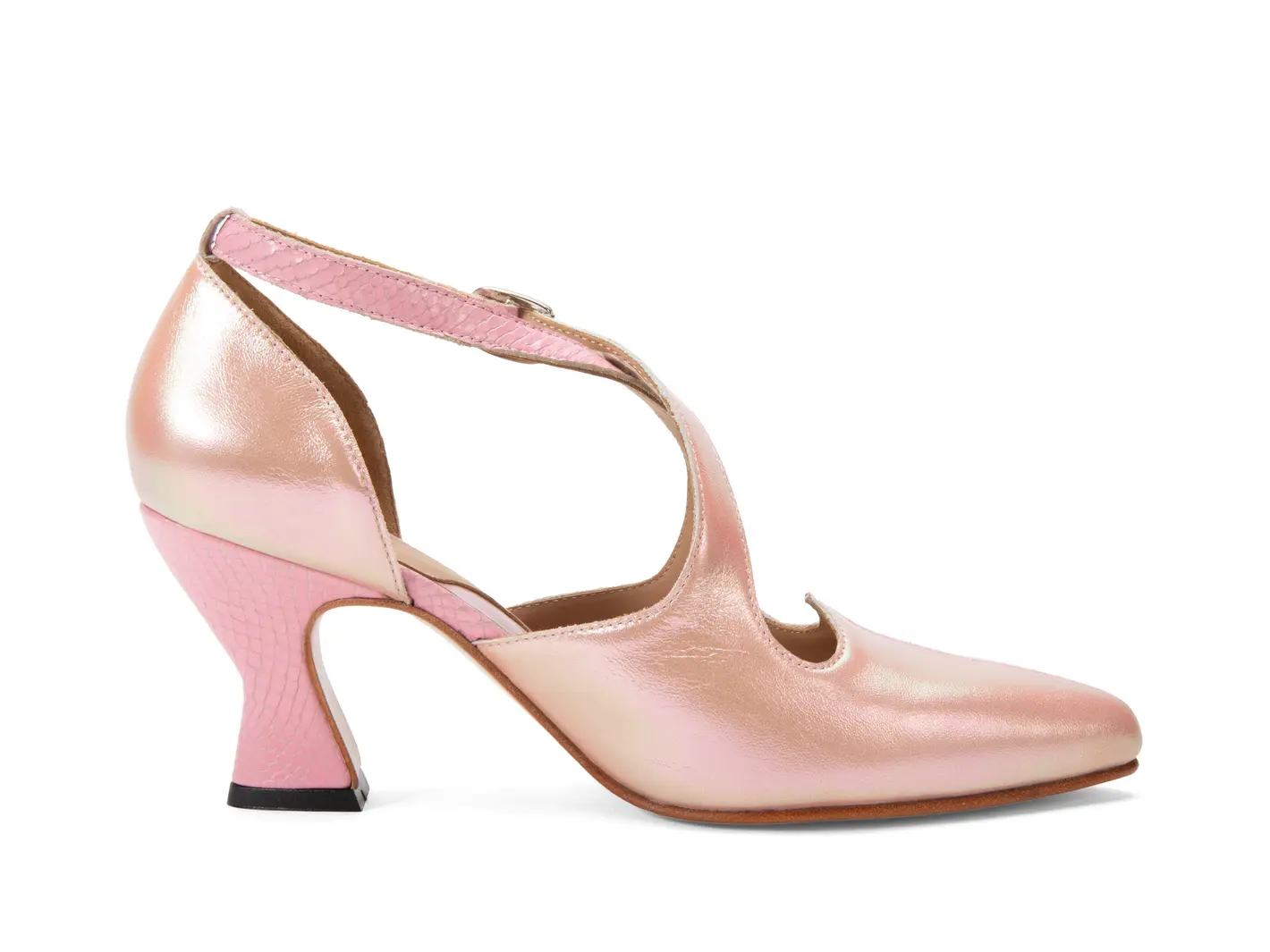 John Fluevog Lisa Marie Élégant Talon à Bride Croisée