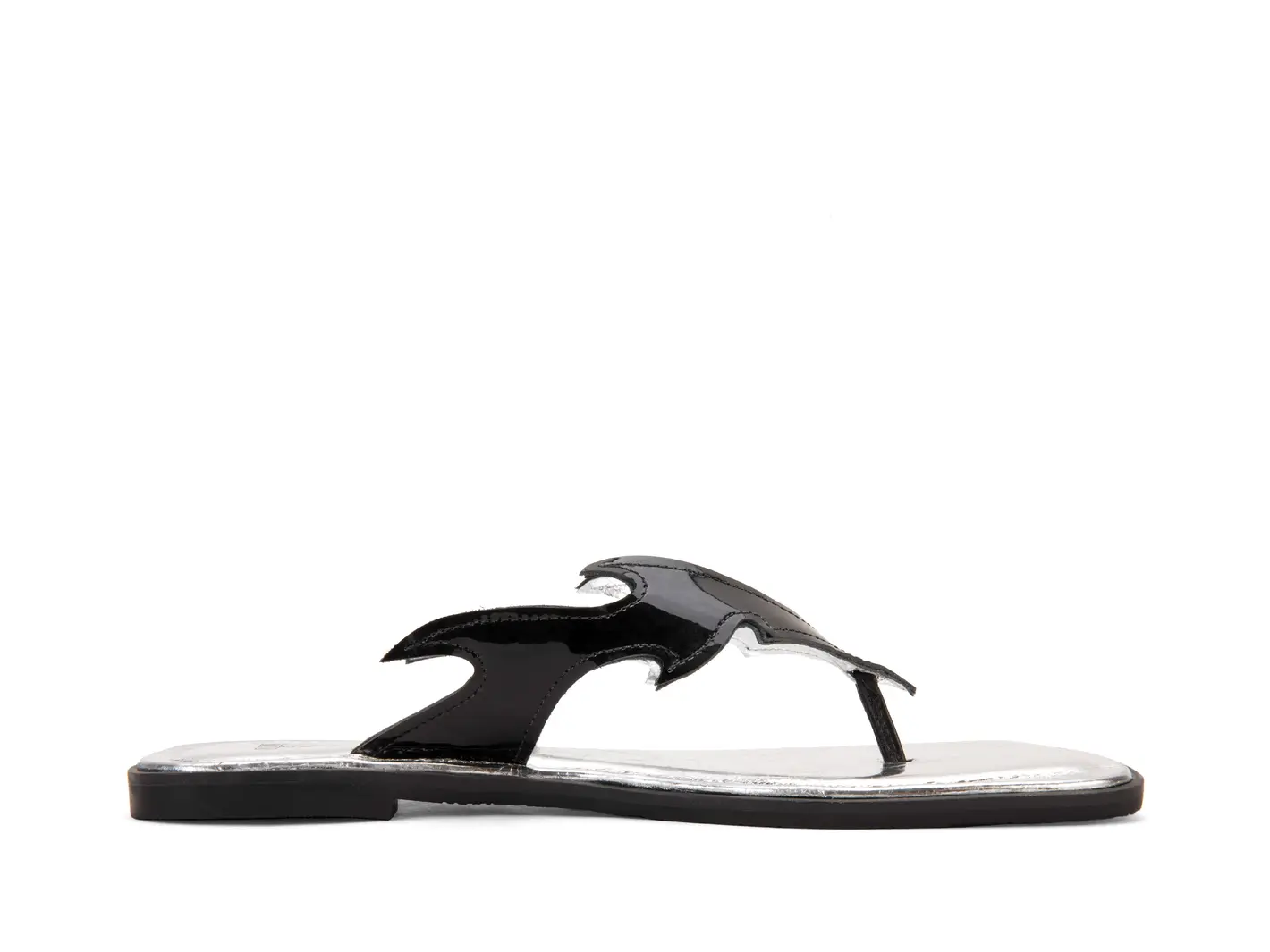John Fluevog Lounger Lizard Sandale Audacieuse à Talon Taquet