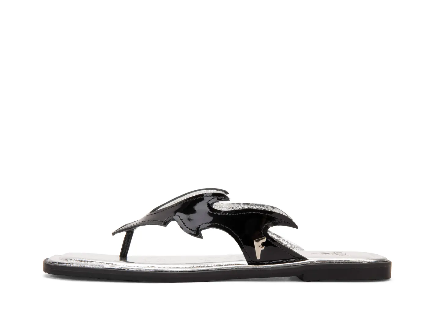 john fluevog Lounger Lizard Sandale audacieuse à talon taquet