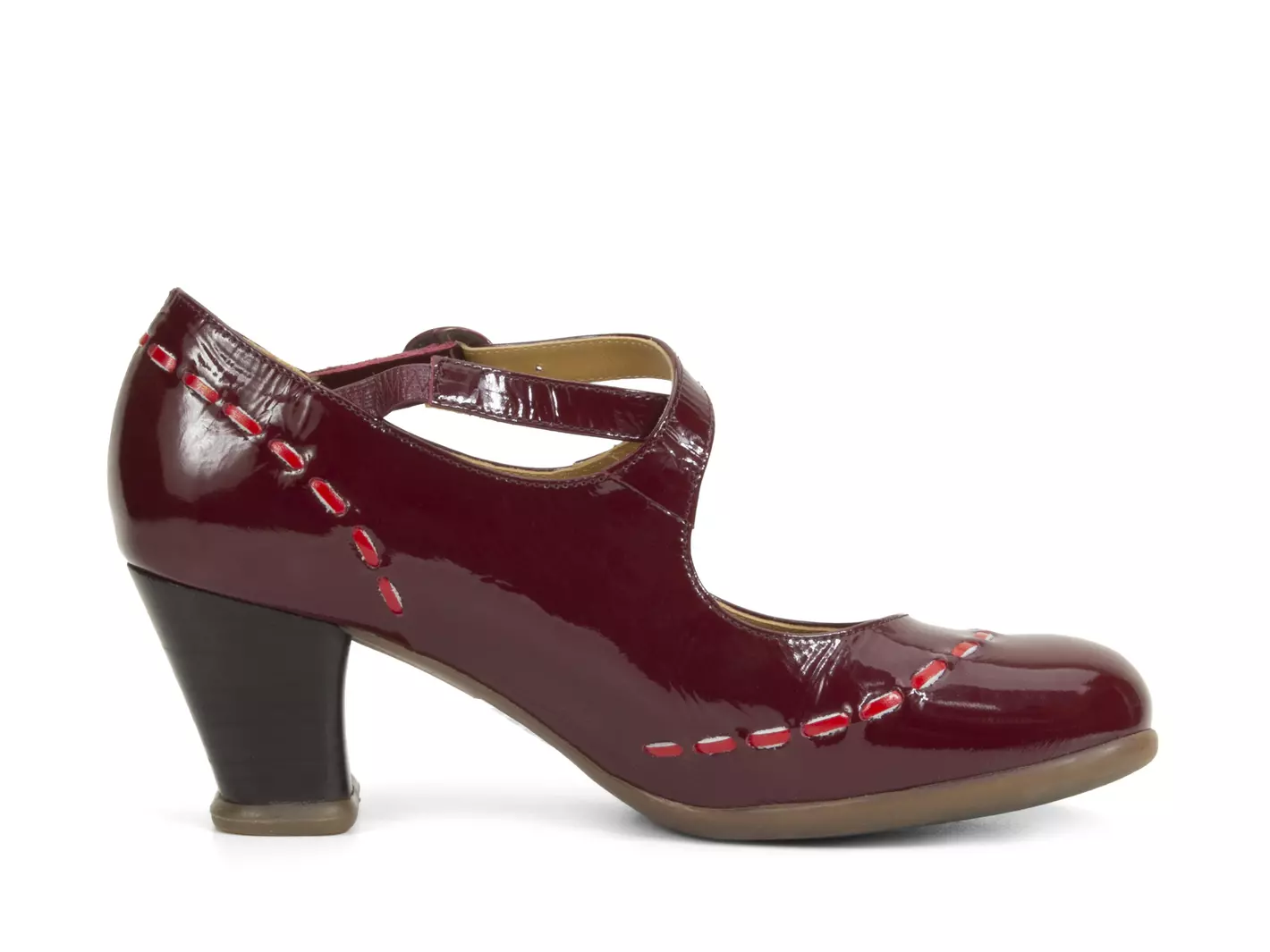 John Fluevog Malibran Talon Charles IX à Courroies Croisées