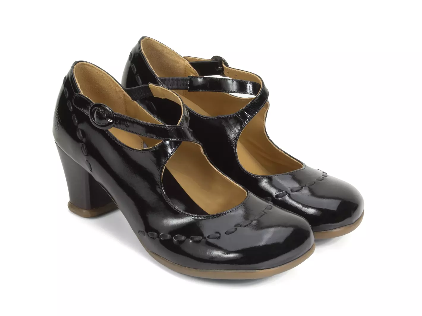 John Fluevog Malibran Talon Charles IX à Courroies Croisées