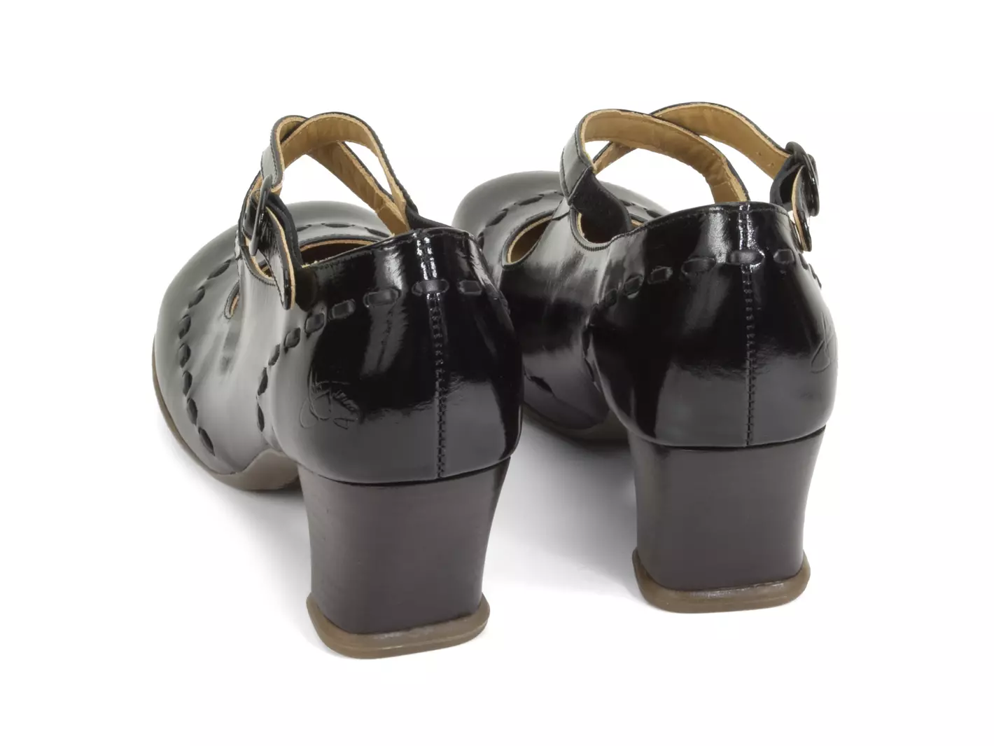 John Fluevog Malibran Talon Charles IX à Courroies Croisées