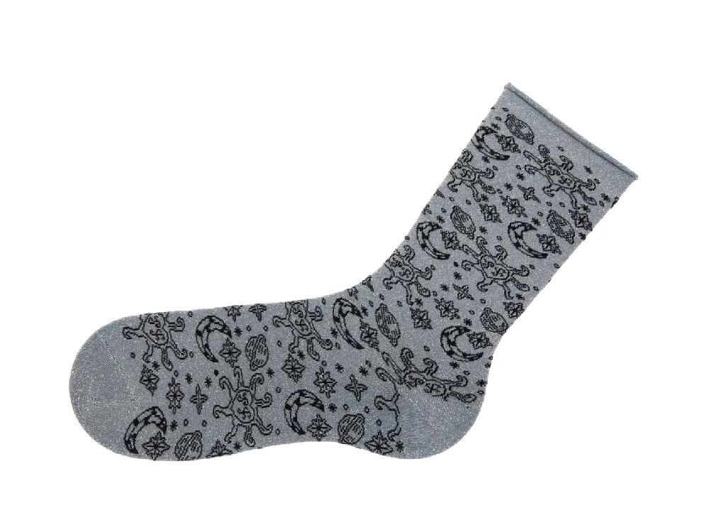 John Fluevog Mittens Vog Socks Celestial Design Socks