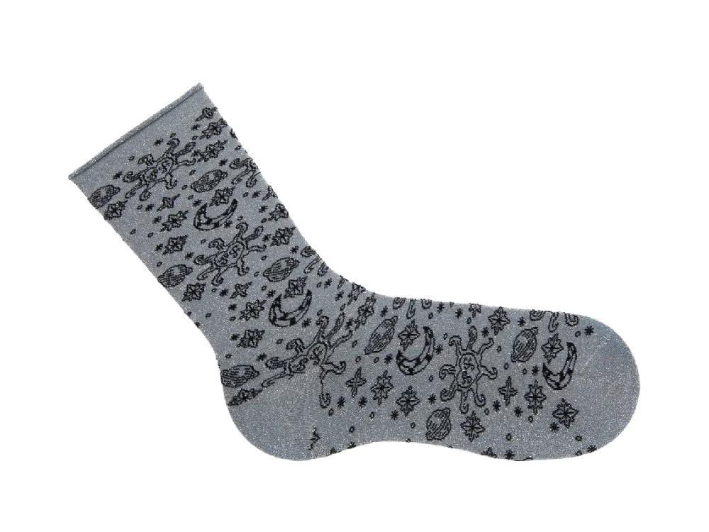 John Fluevog Mittens Vog Socks Celestial Design Socks