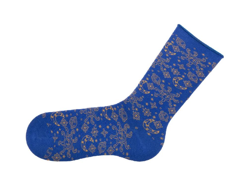 John Fluevog Mittens Vog Socks Celestial Design Socks
