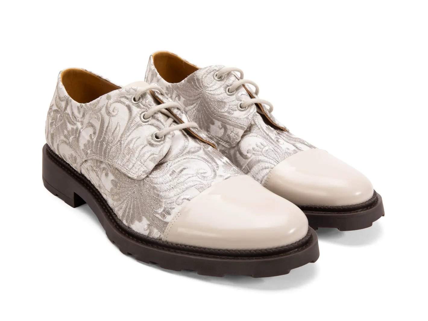 John Fluevog Oakland Derby à Bout Rapporté Classique