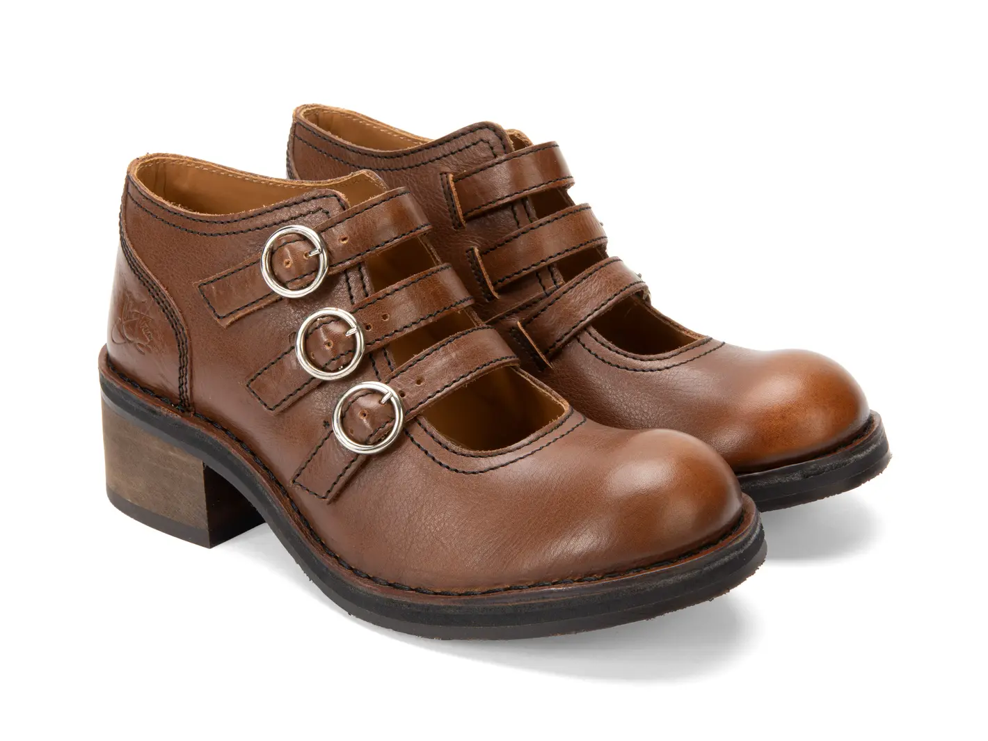 John Fluevog Phantom Chaussure Avec Trois Brides à Boucles