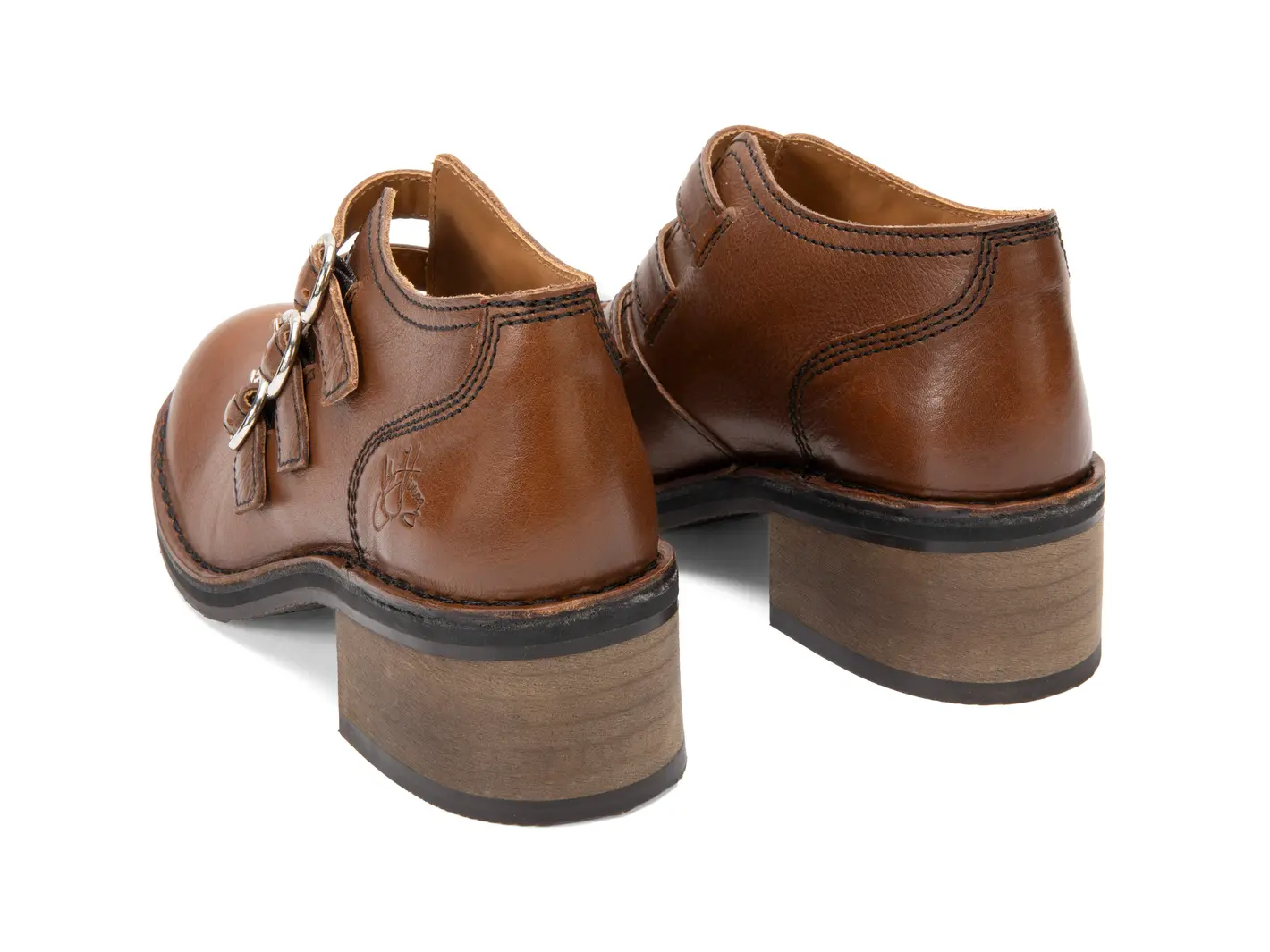 John Fluevog Phantom Chaussure Avec Trois Brides à Boucles