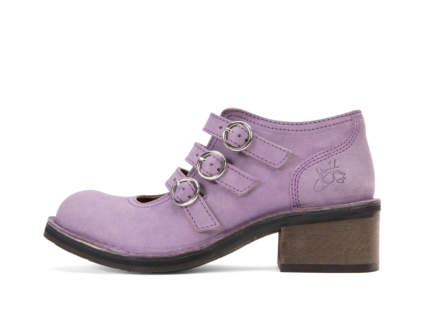 john fluevog Phantom Chaussure avec trois brides à boucles