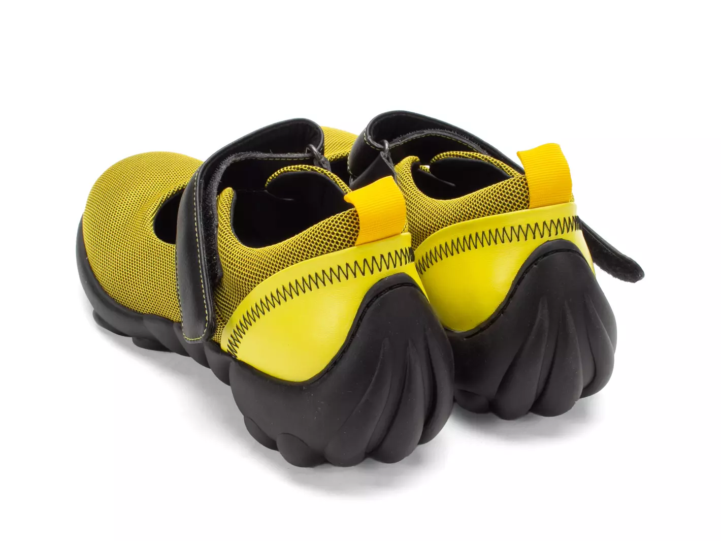 John Fluevog Pilot Charles IX Végane Avec Filet Et Velcro