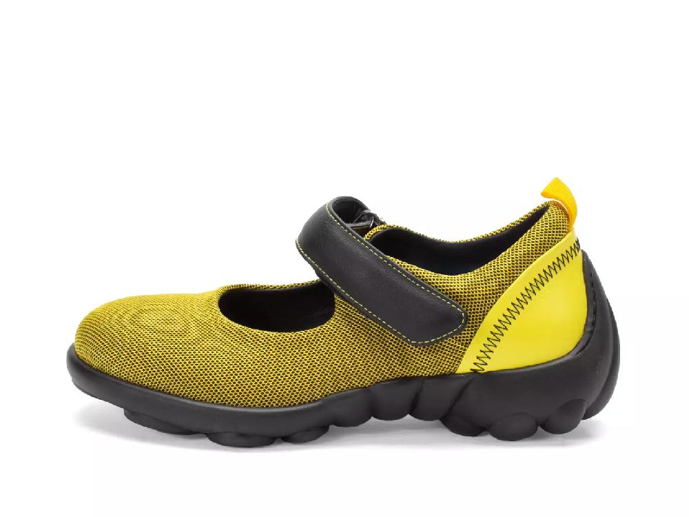 john fluevog Pilot Charles IX végane avec filet et velcro