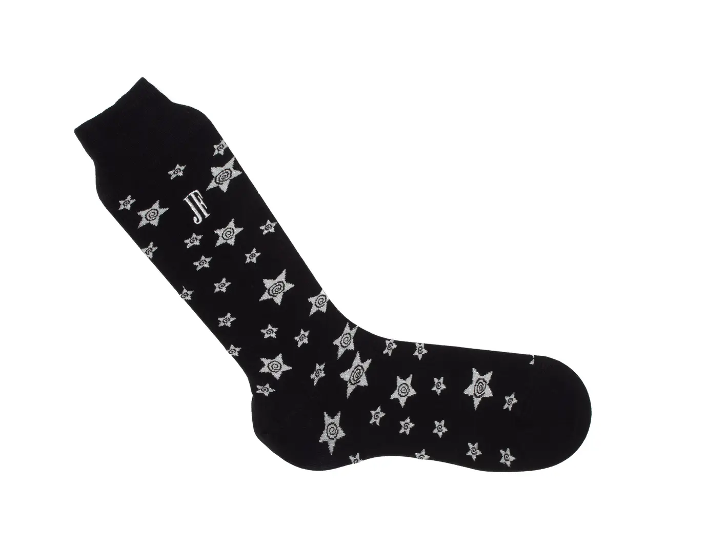 John Fluevog Potato Vog Socks Chaussette Avec étoiles Virevoltantes