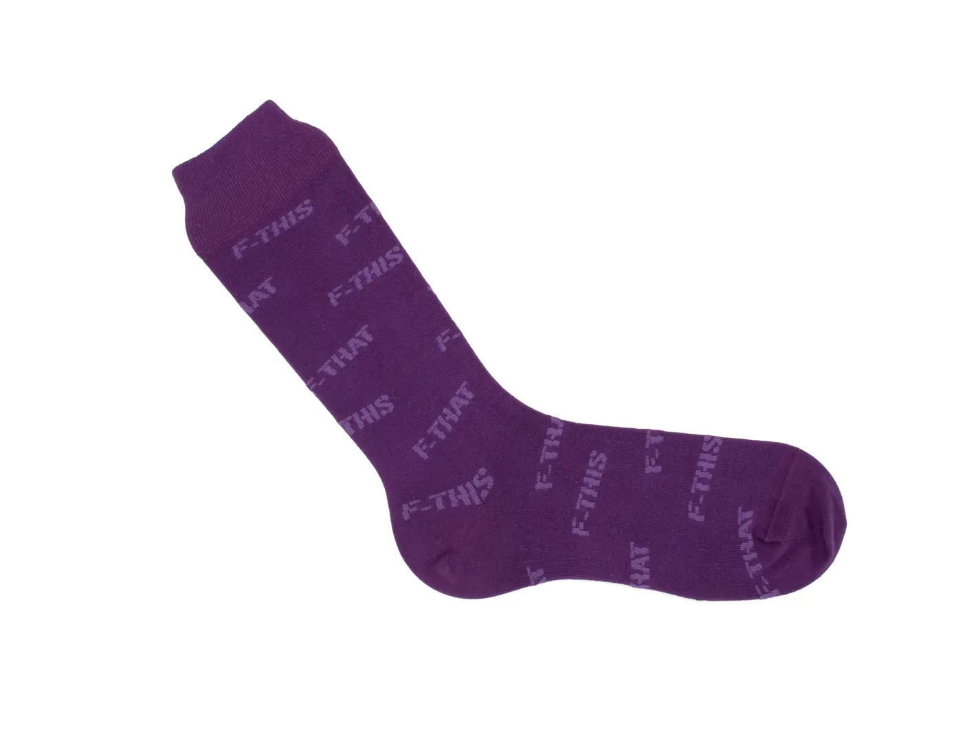 John Fluevog Putzee Vog Socks Chaussette F-This F-That