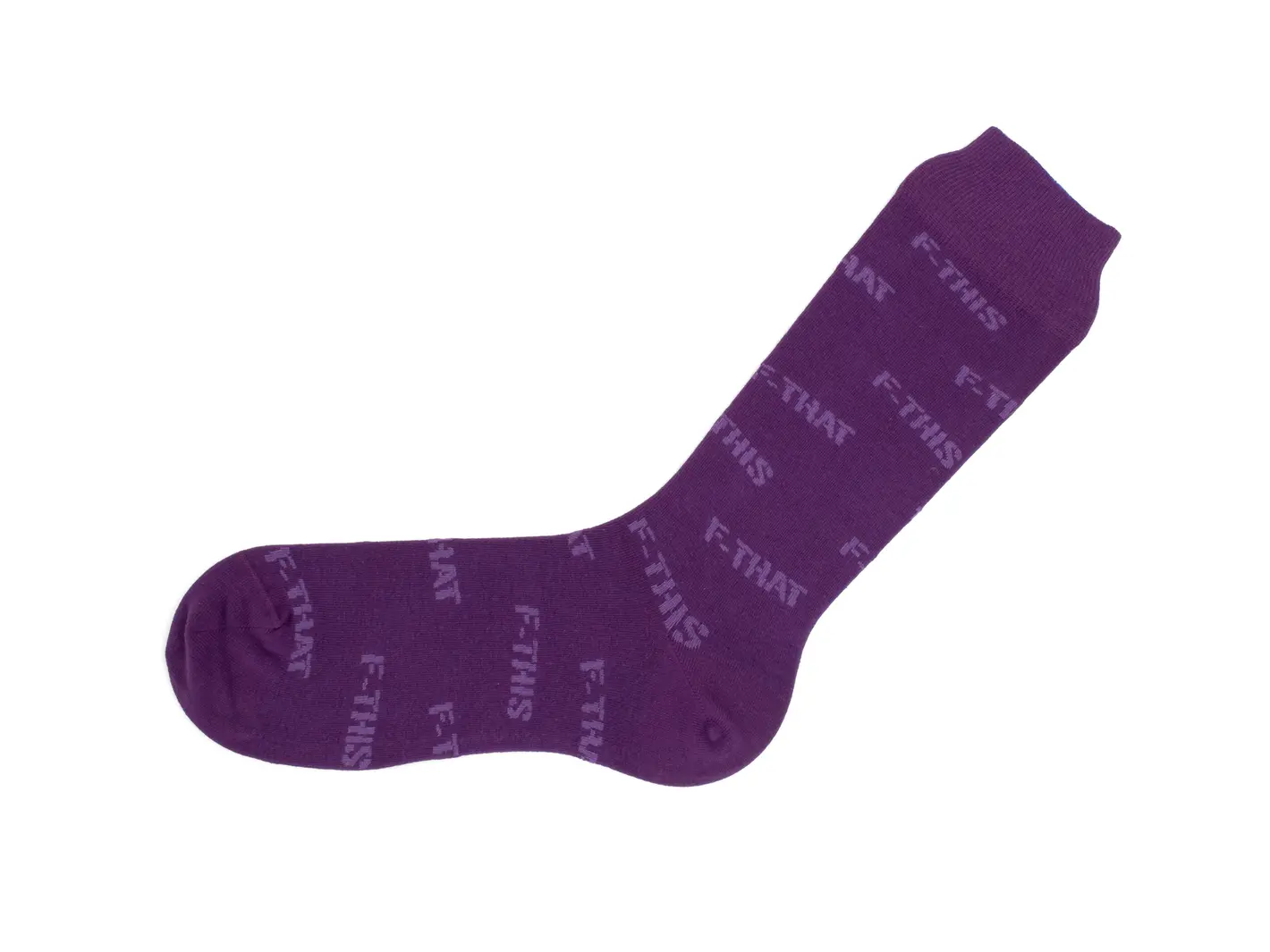 John Fluevog Putzee Vog Socks Chaussette F-This F-That