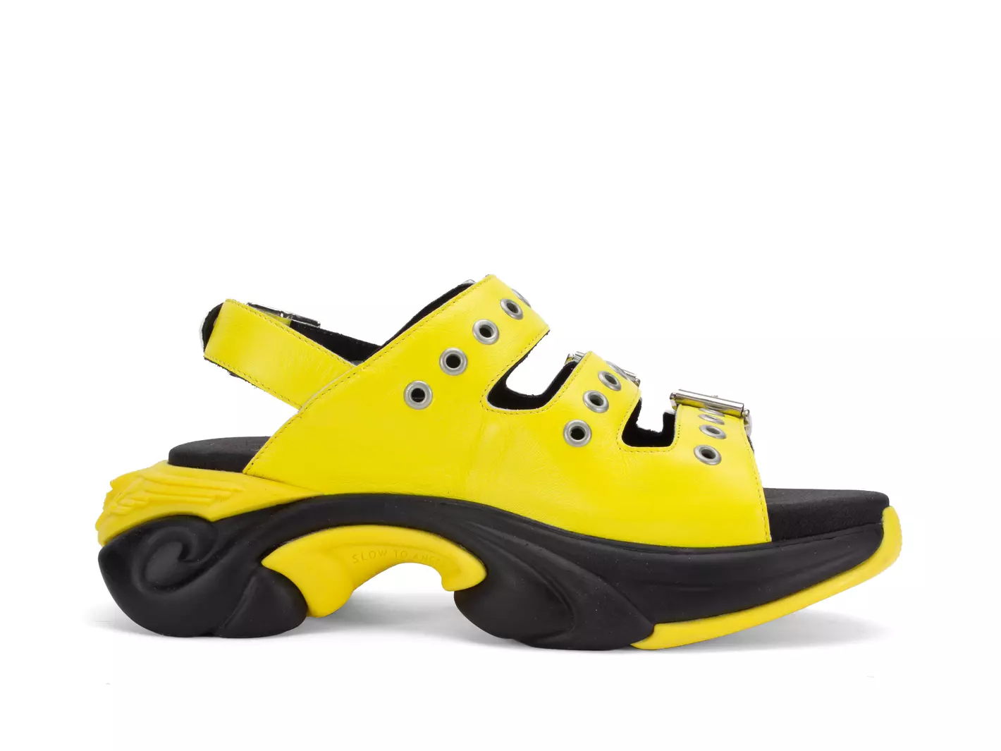 John Fluevog Rebel Sandale Bouclée Avec Rivets En Métal