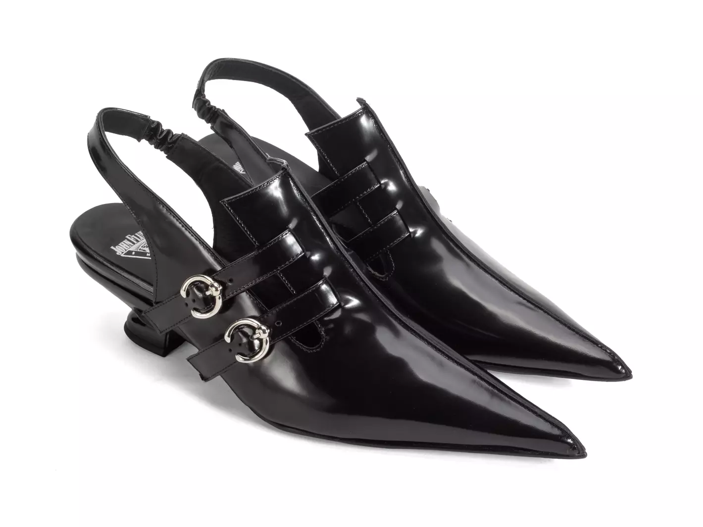 John Fluevog Rhonda Chaussure à Bride Arrière Avec Deux Boucles