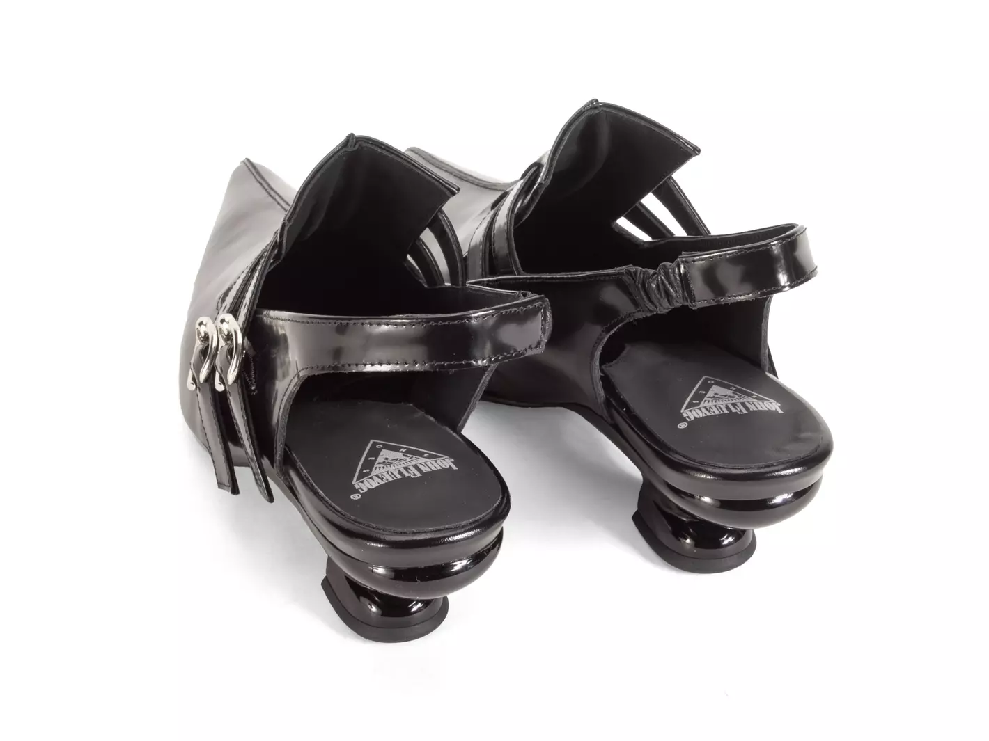 John Fluevog Rhonda Chaussure à Bride Arrière Avec Deux Boucles