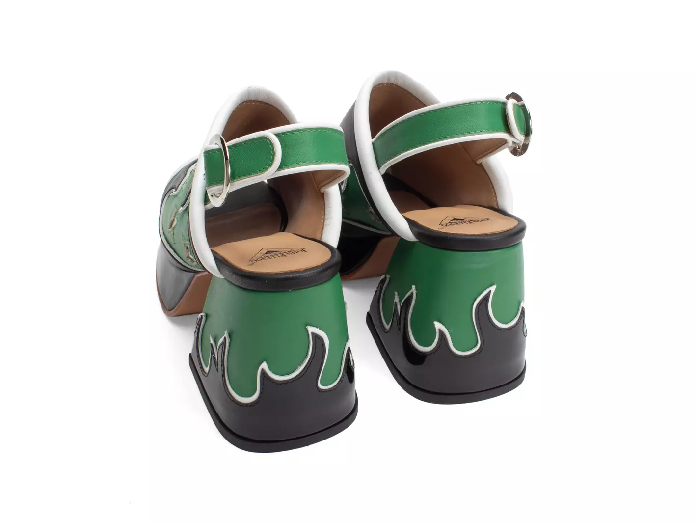 John Fluevog Riverdale Talon à Plateforme Avec Bride Arrière